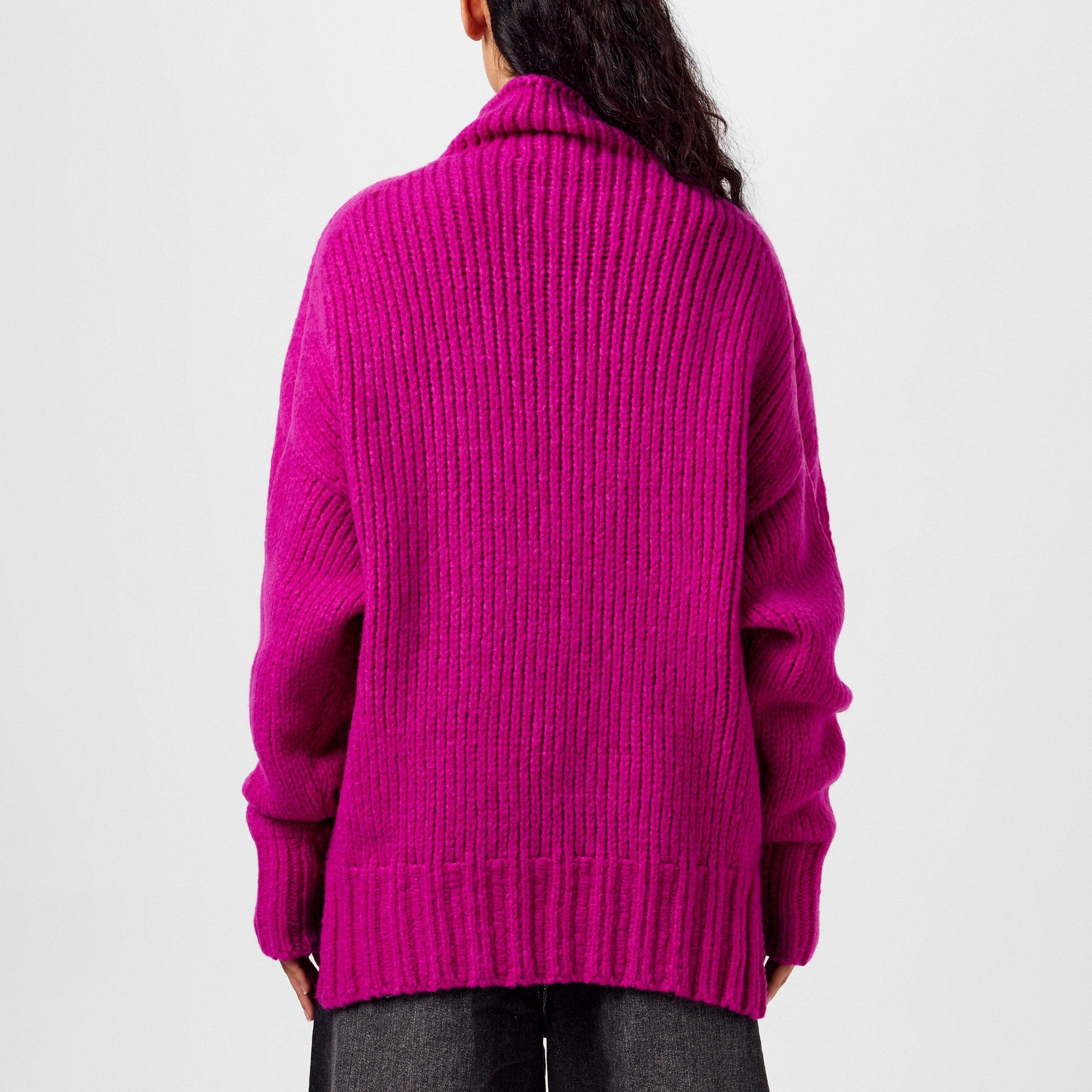 Drop Shoulder Turtleneck Jumper
