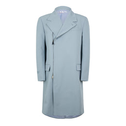 Off-White Embroidered Double Skate Zip Long Sleeve Overcoat