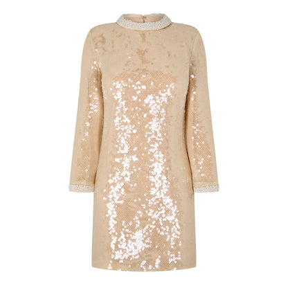 Pearl Sequined Mini Dress