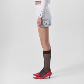 Towelling Mini Skirt