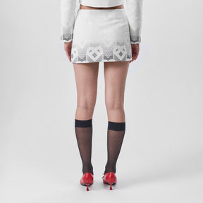 Towelling Mini Skirt