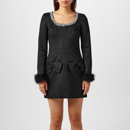 Metallic Mini Dress