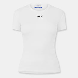 Stamp Ribbed Cropped Baby Tee