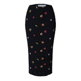 Floral Midi Skirt