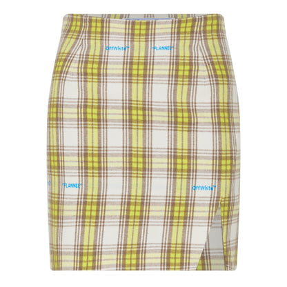 Check Print Mini Skirt