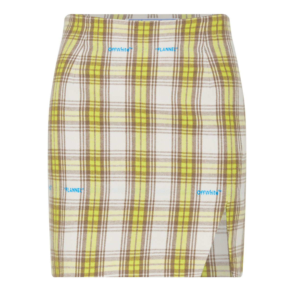 Check Print Mini Skirt