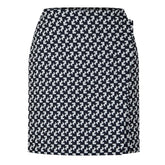 Abstract Wrap Skirt