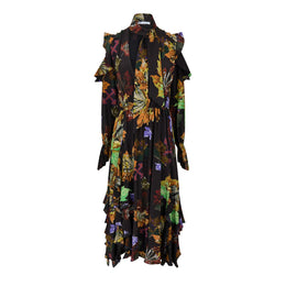 Leaves Romantic Maxi Dress, Romantic Style