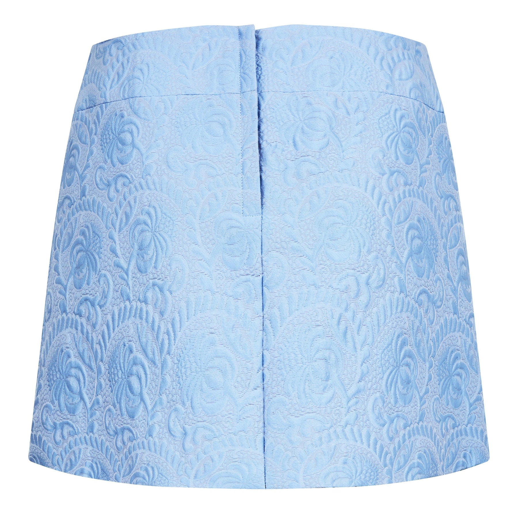 Floral Quilted Jacquard Miniskirt