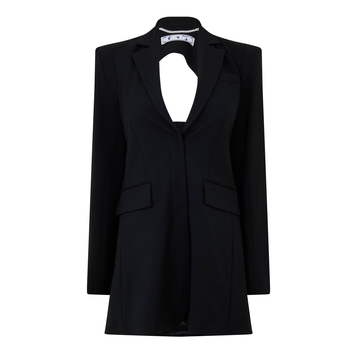 Tailored Cut-Out Mini Dress