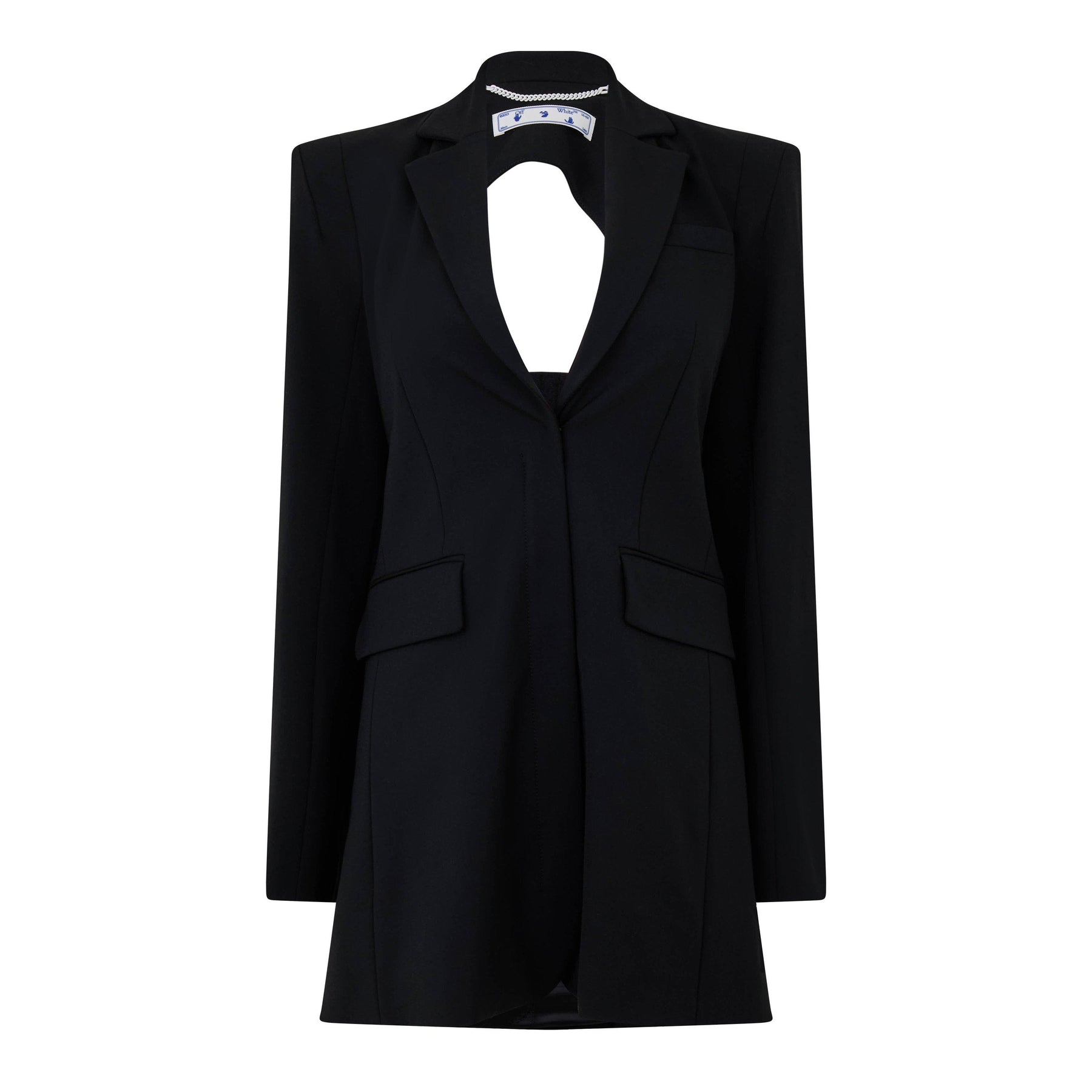 Tailored Cut-Out Mini Dress