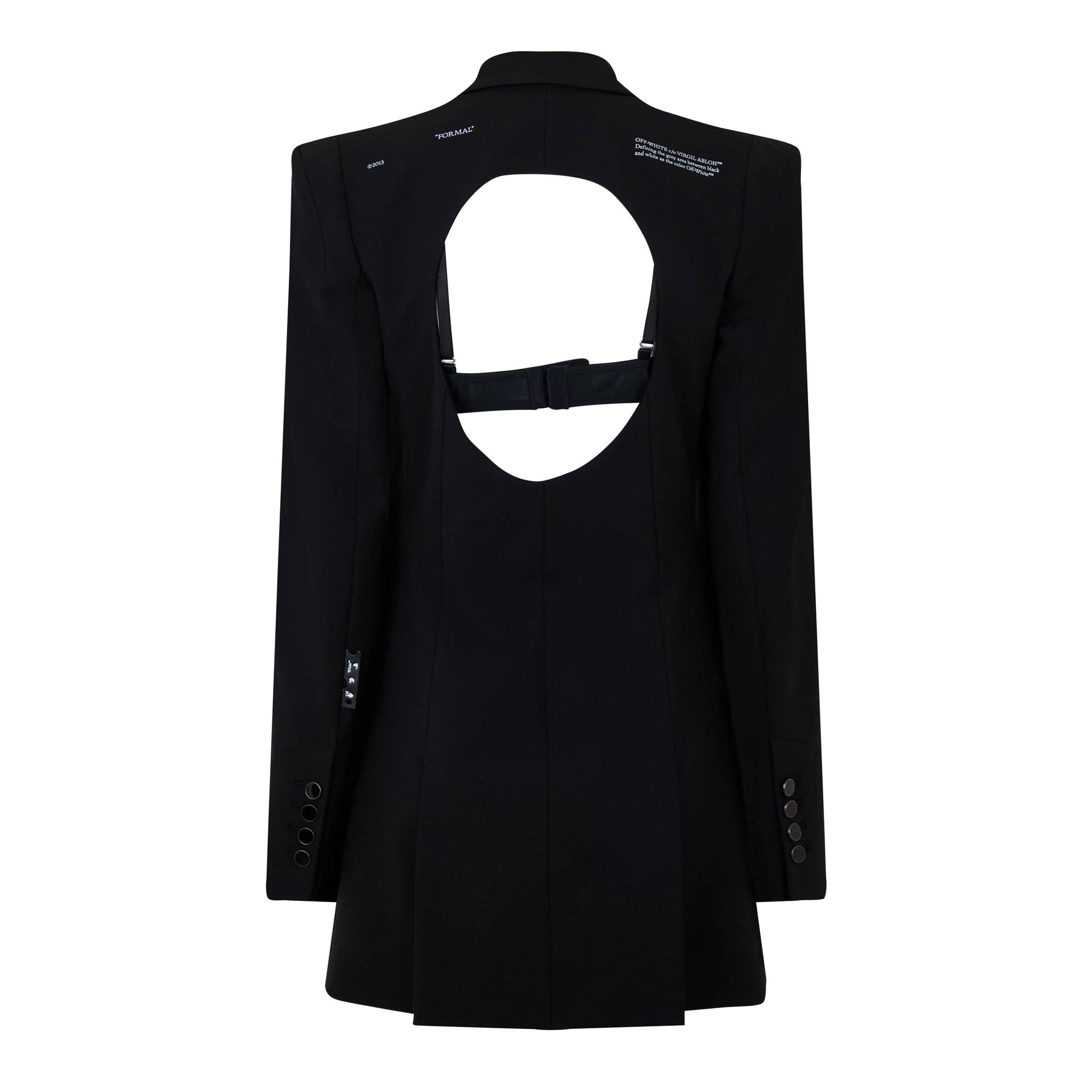 Tailored Cut-Out Mini Dress
