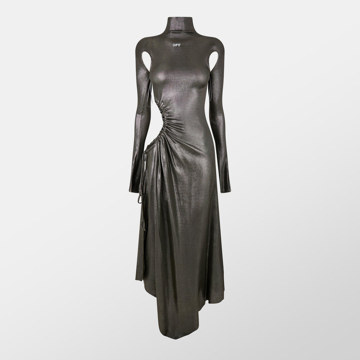 Cut Out Ruched Dress