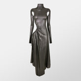 Cut Out Ruched Dress