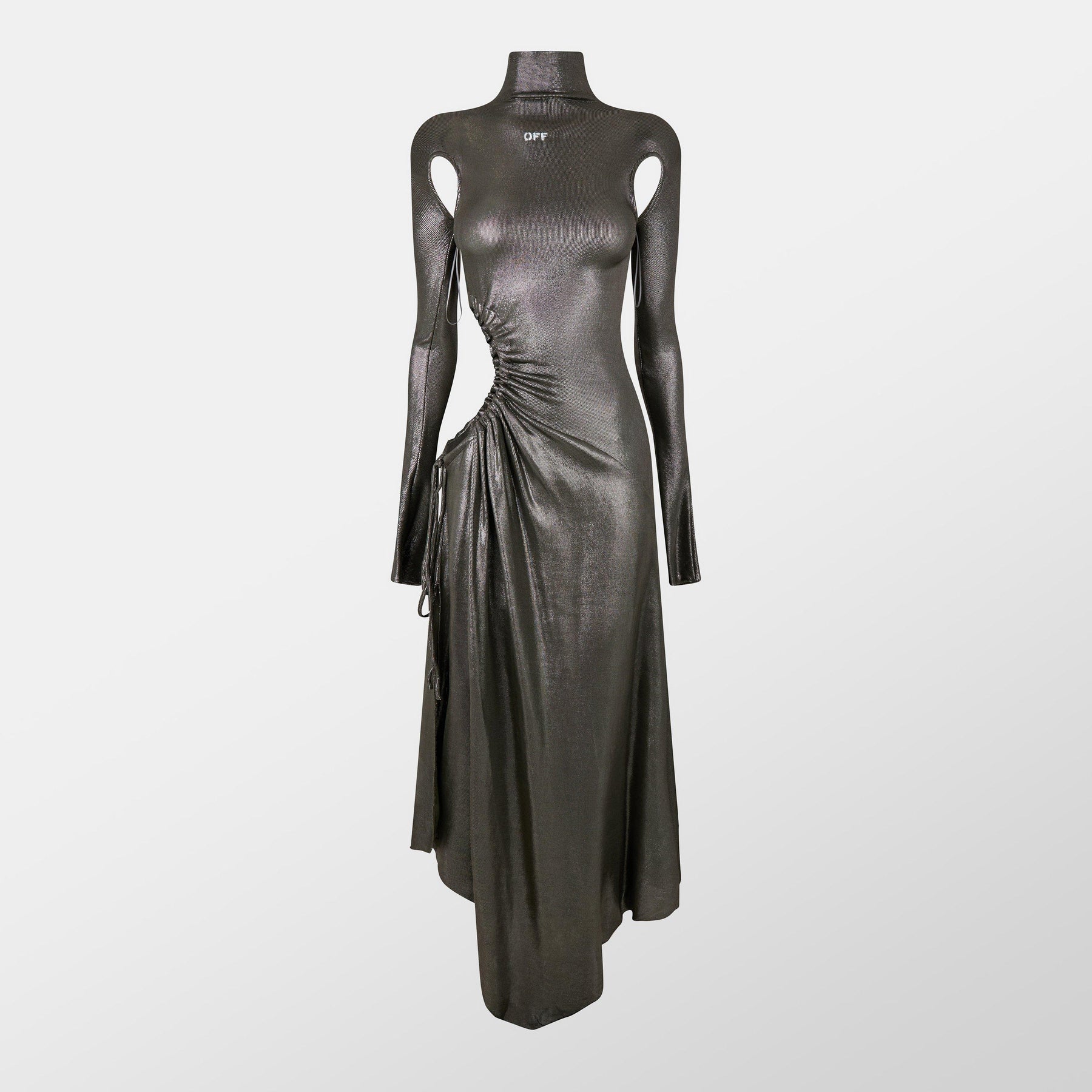 Cut Out Ruched Dress