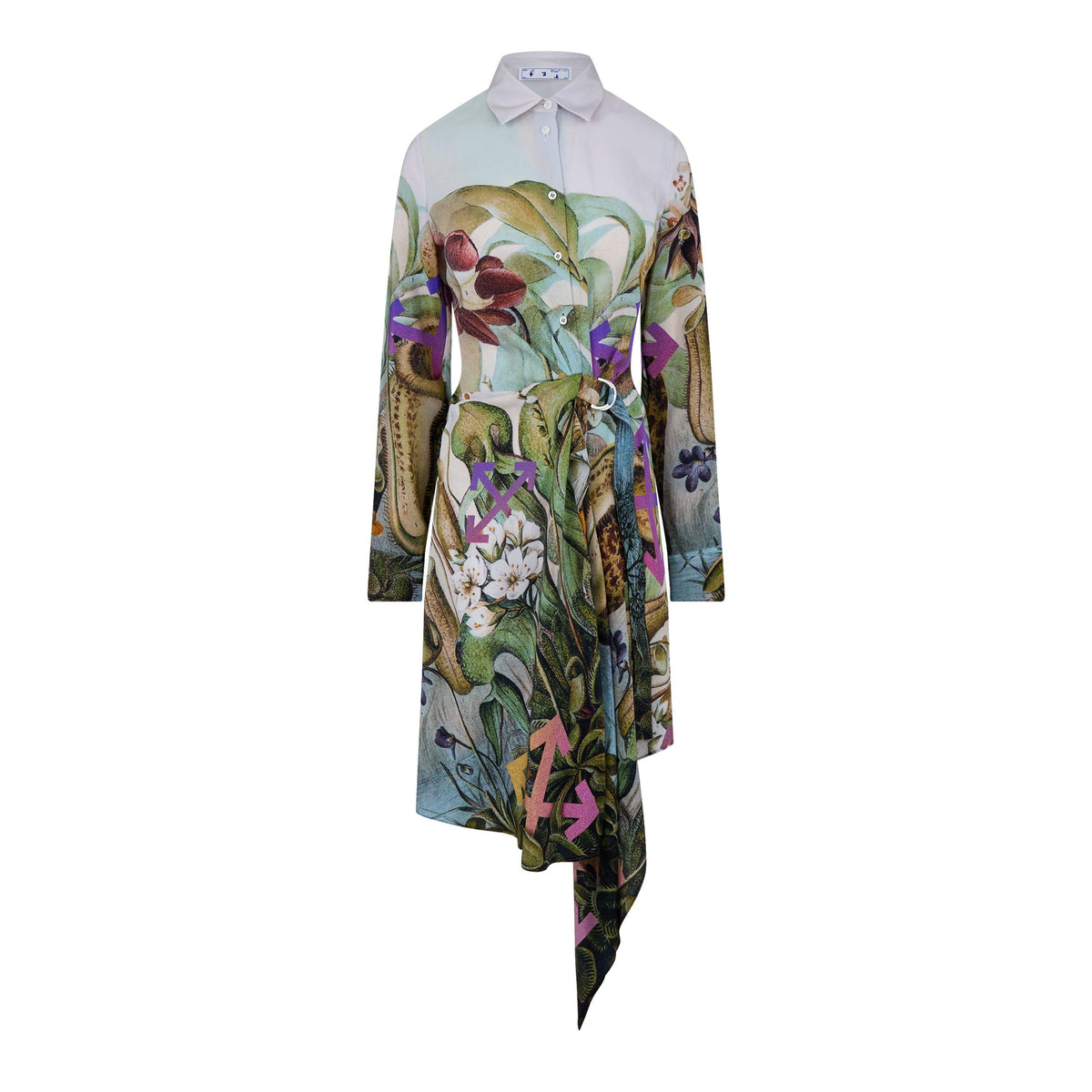 Botanical Shirt Dress