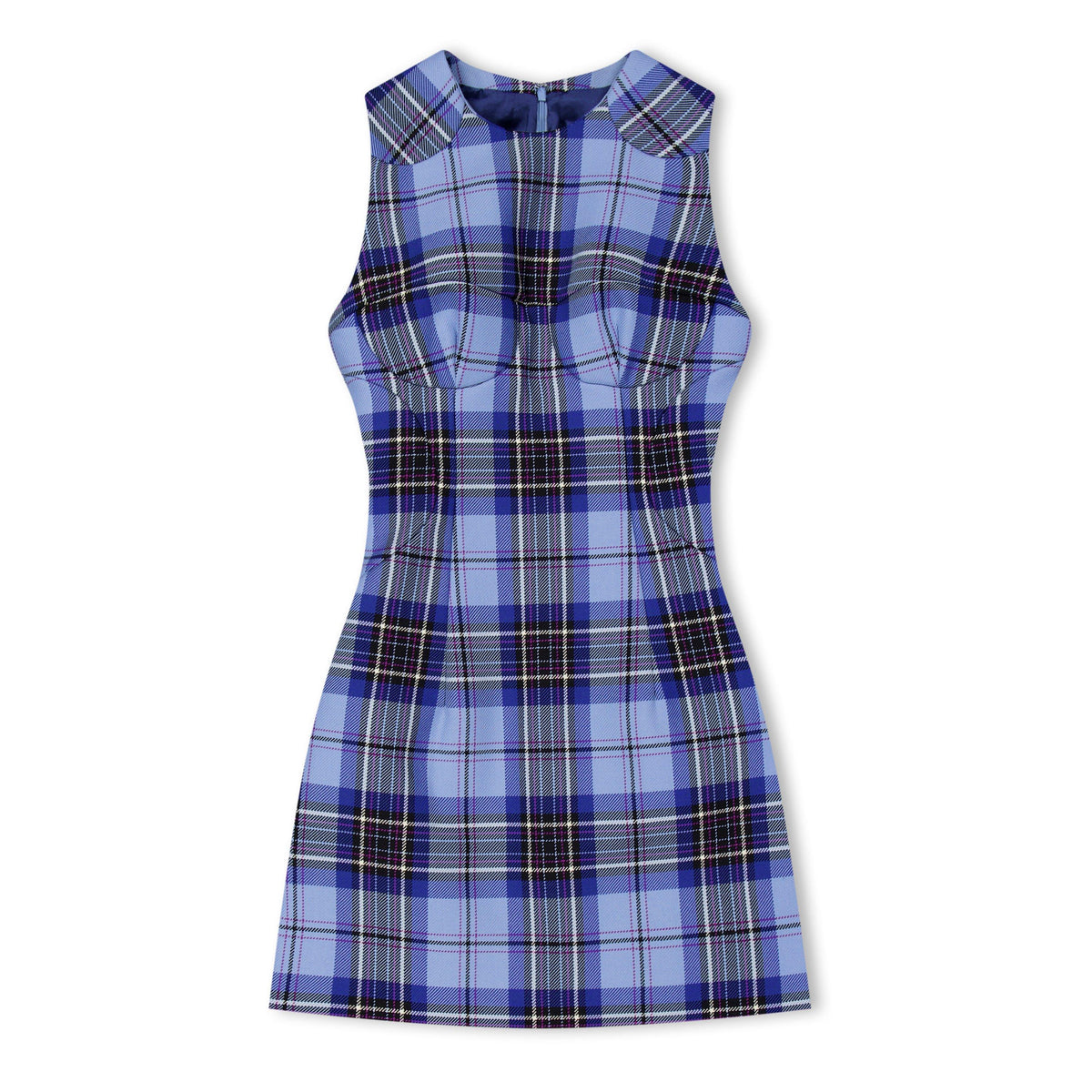 Check Mini Dress
