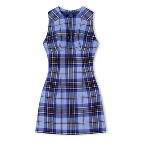 Check Mini Dress