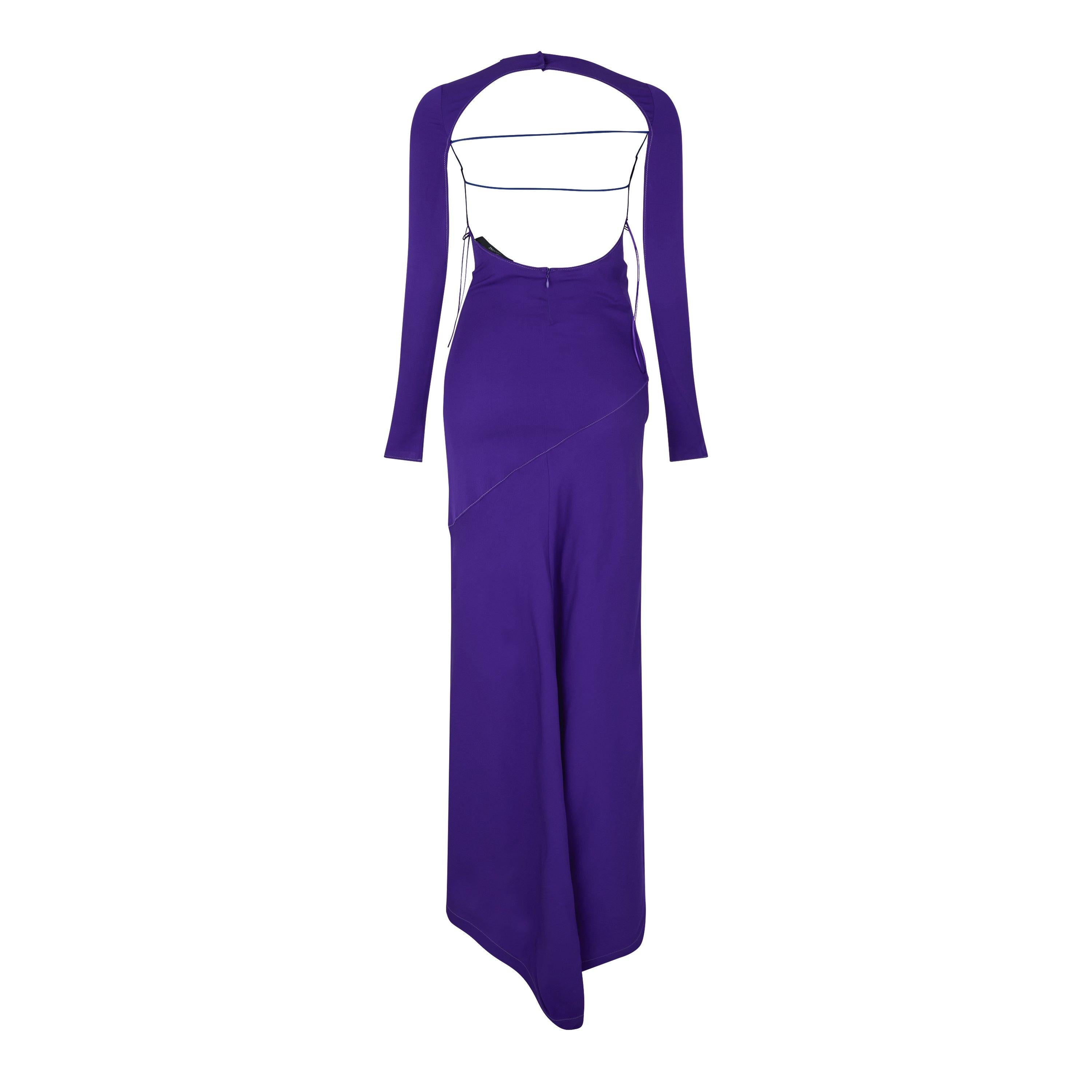 Glam Embr Sporty Long A Line Dress