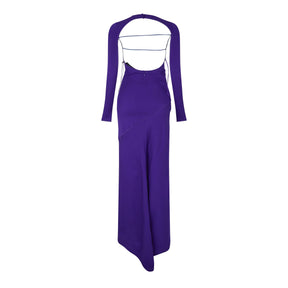 Glam Embr Sporty Long Dress