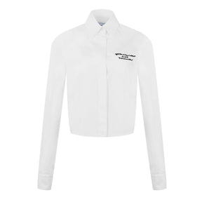 Embroidered Poplin Shirt