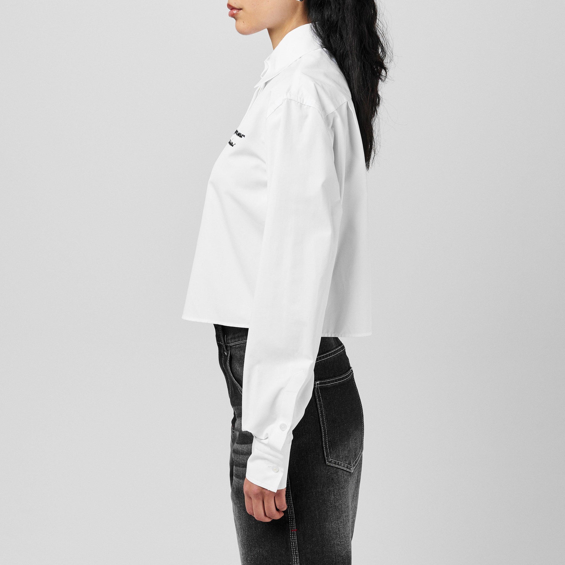 Embroidered Poplin Shirt