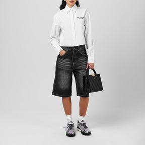 Embroidered Poplin Shirt