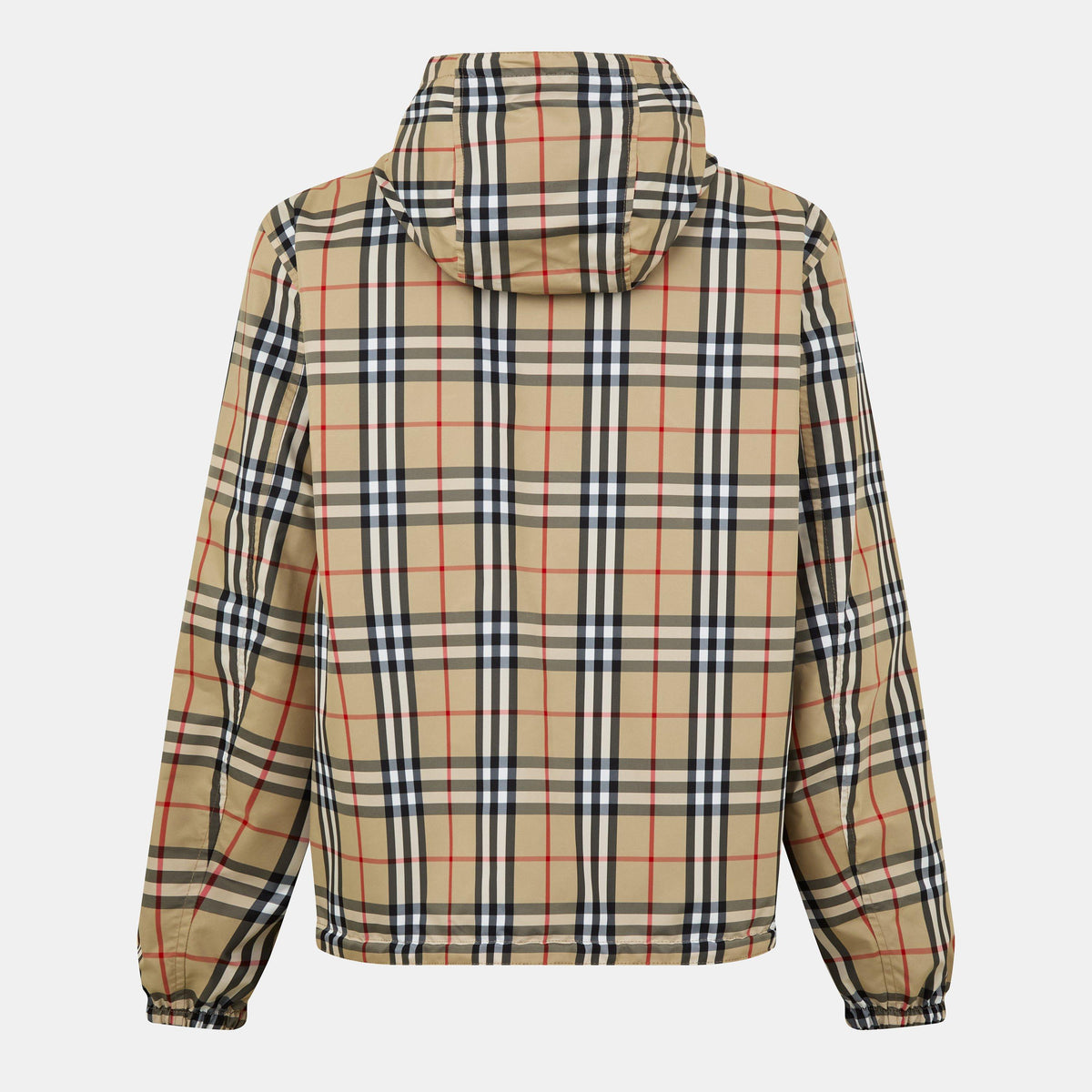 Reversible Check Hooded Jacket