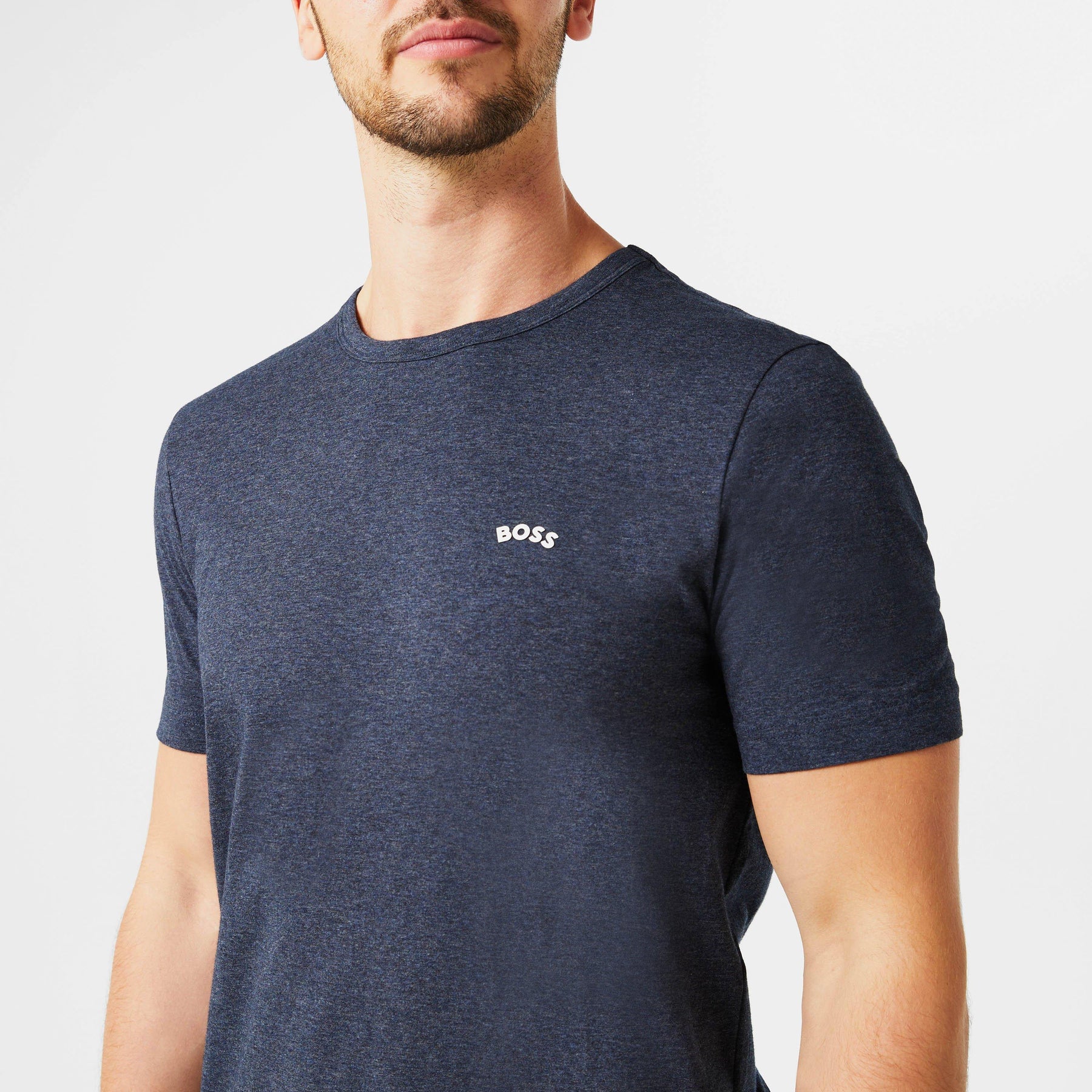 Men's HBG Curved Logo Design T-Shirt