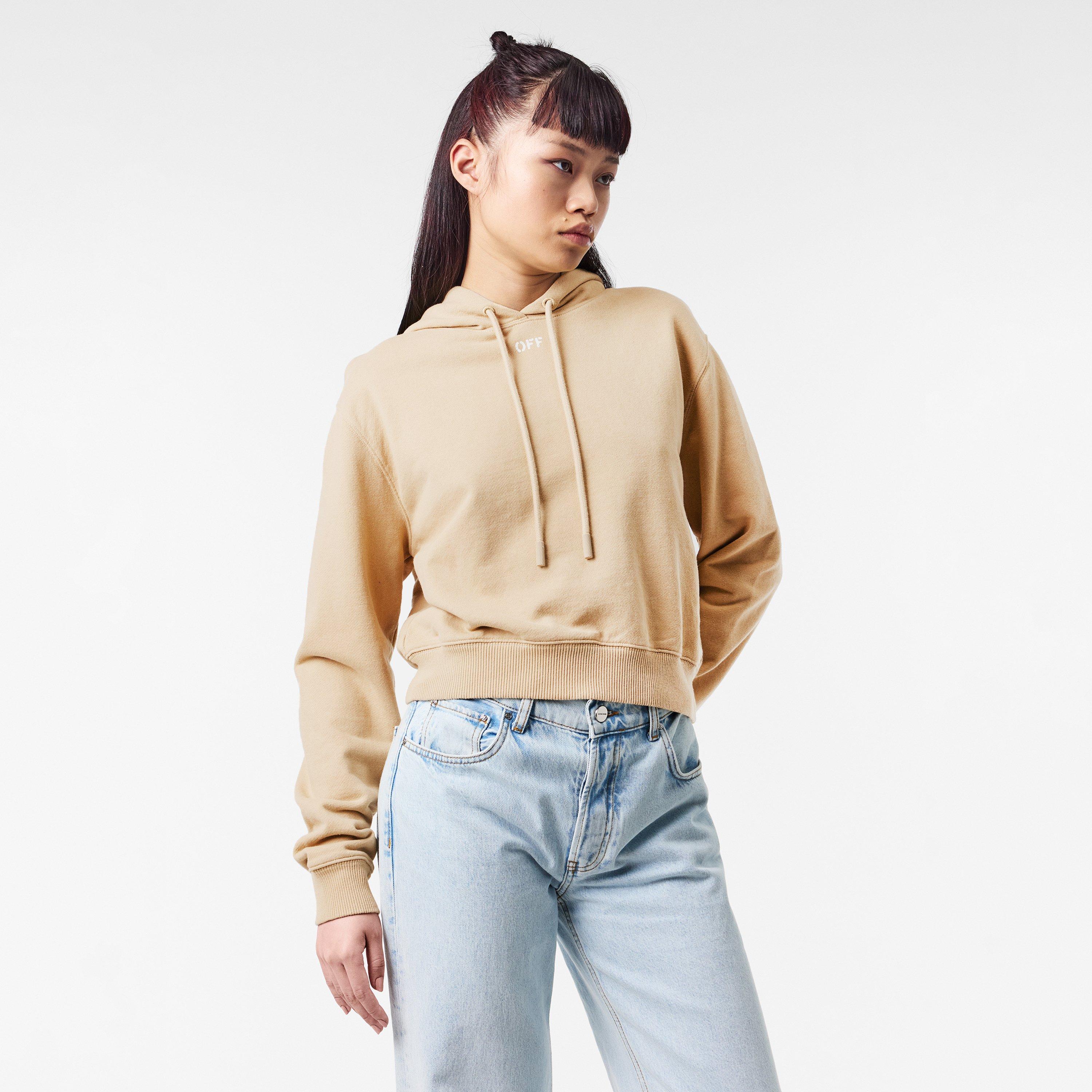 Off Crop Hoodie Ld99