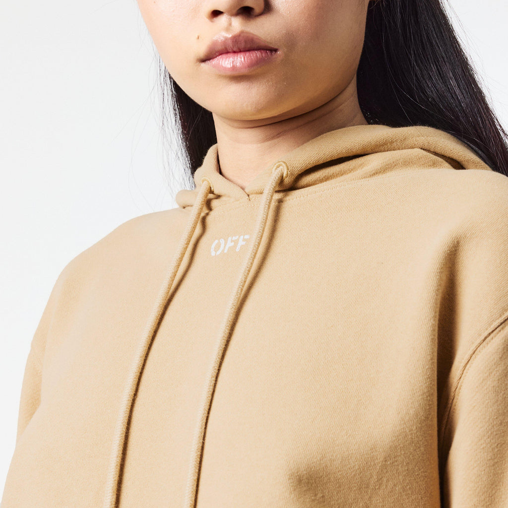 Off Crop Hoodie Ld99