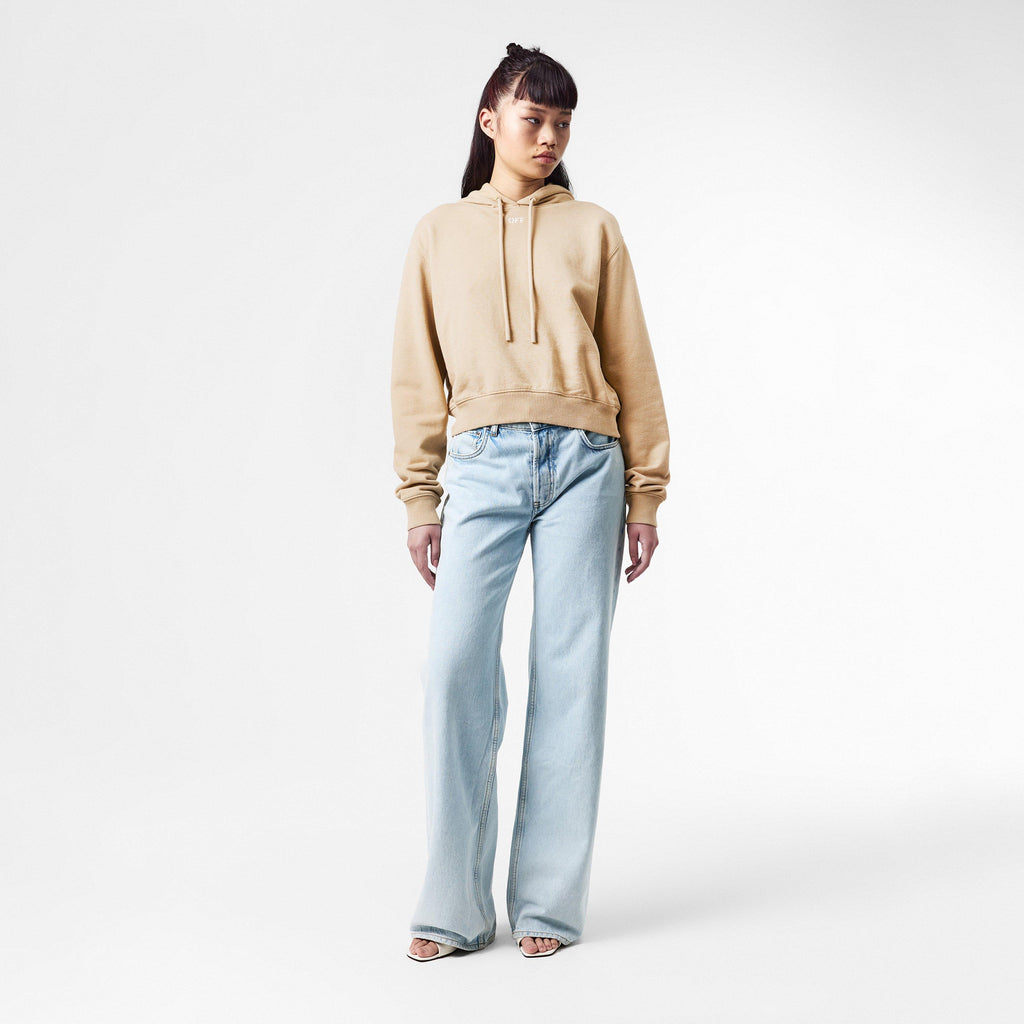 Off Crop Hoodie Ld99