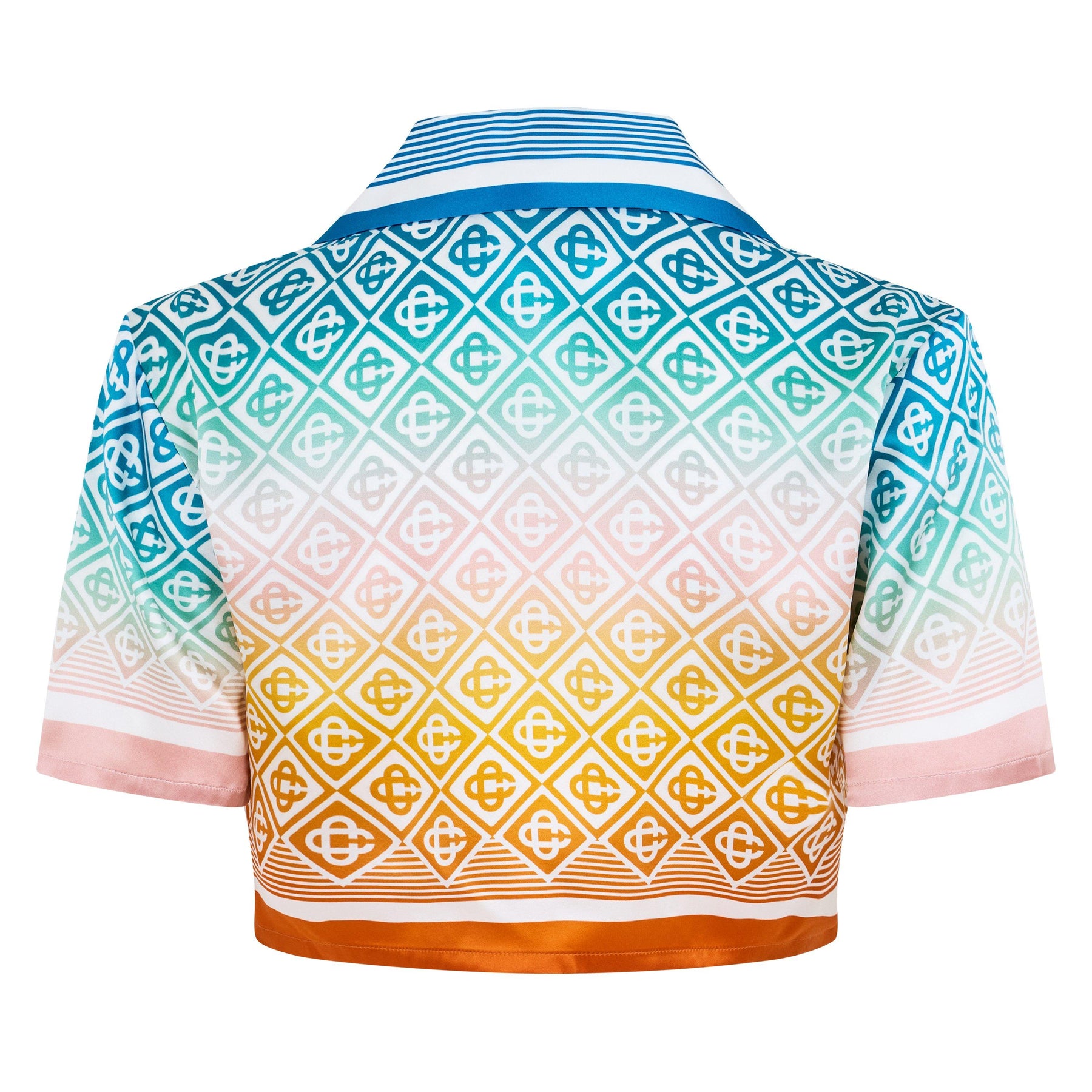 Cropped Silk Shirt