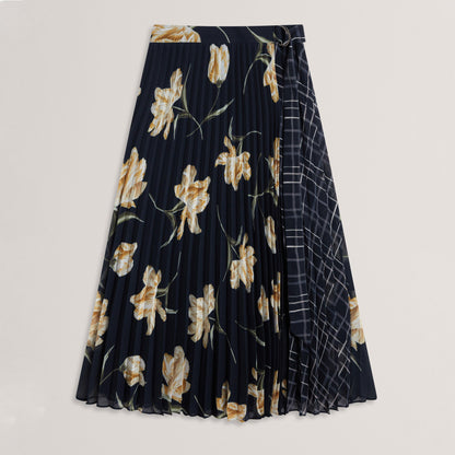 Print Midi Skirt