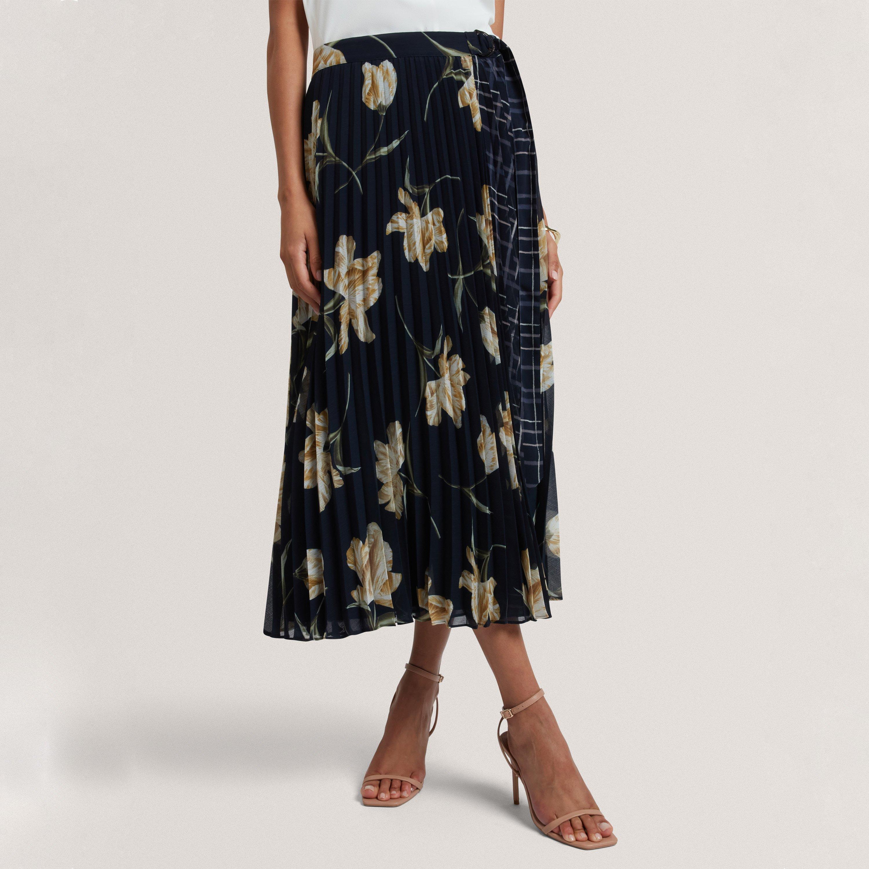 Print Midi Skirt
