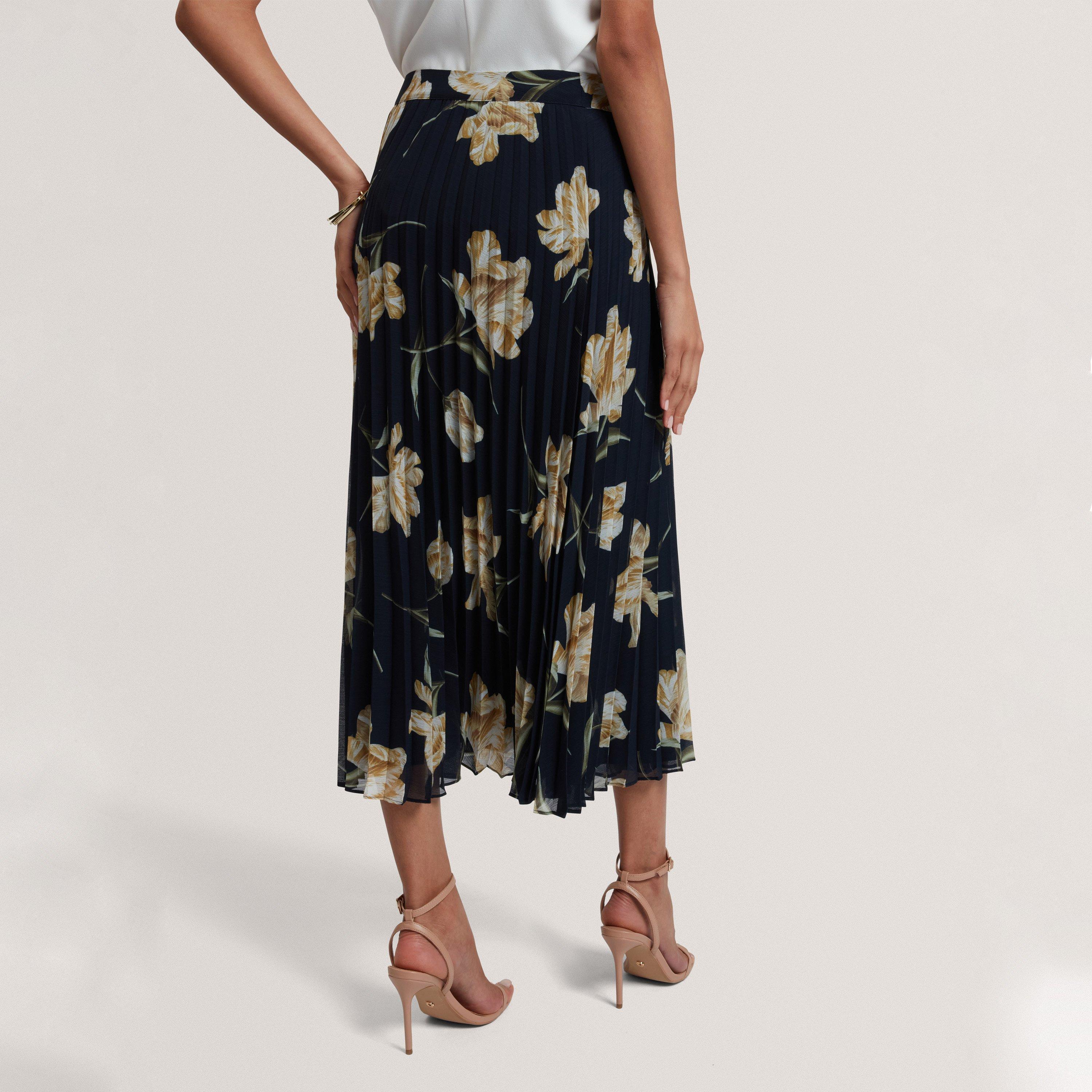 Print Midi Skirt