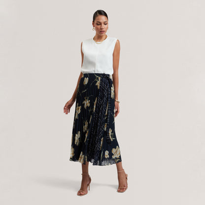 Print Midi Skirt