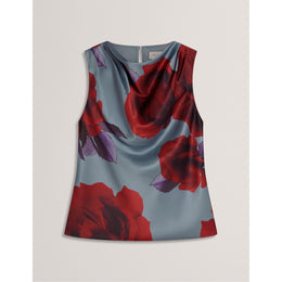 Print Sleeveless Shirt