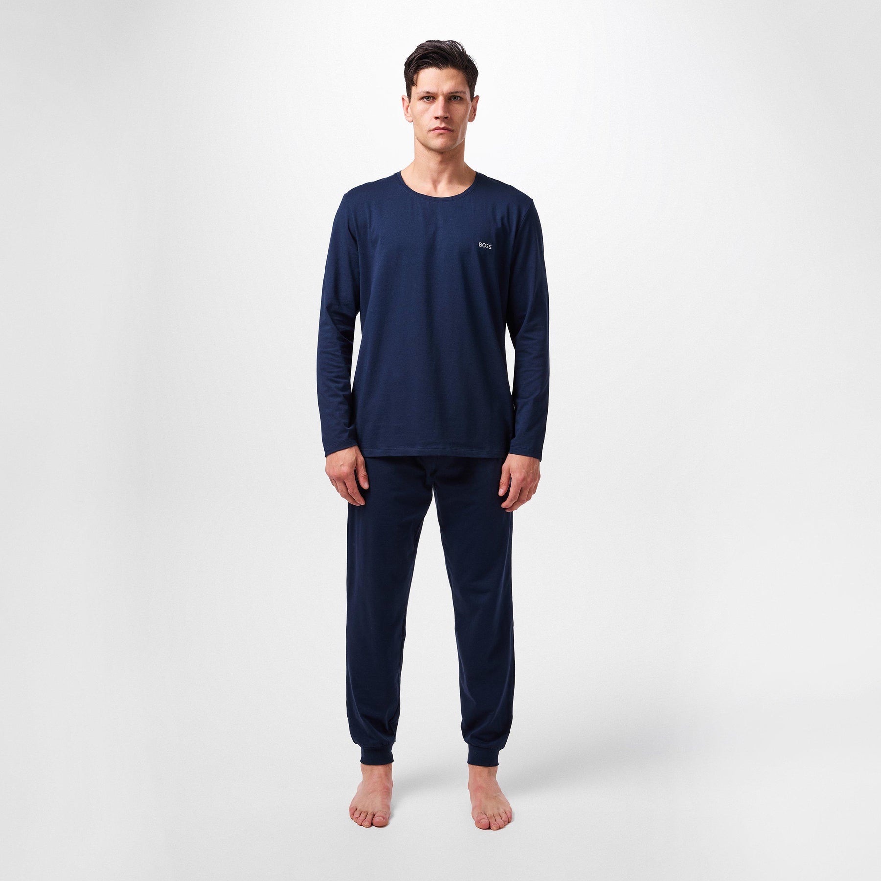 Men's MixMatch Long-Sleeve T-Shirt, Embroidered Logo