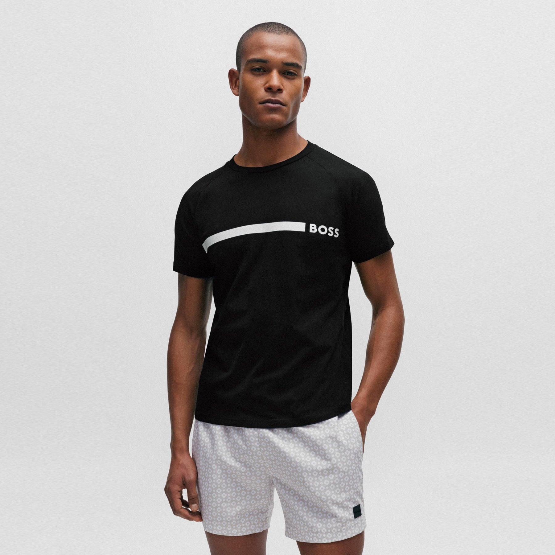 Men's HBW Logo Slim T-Shirt, Printed T-Shirt