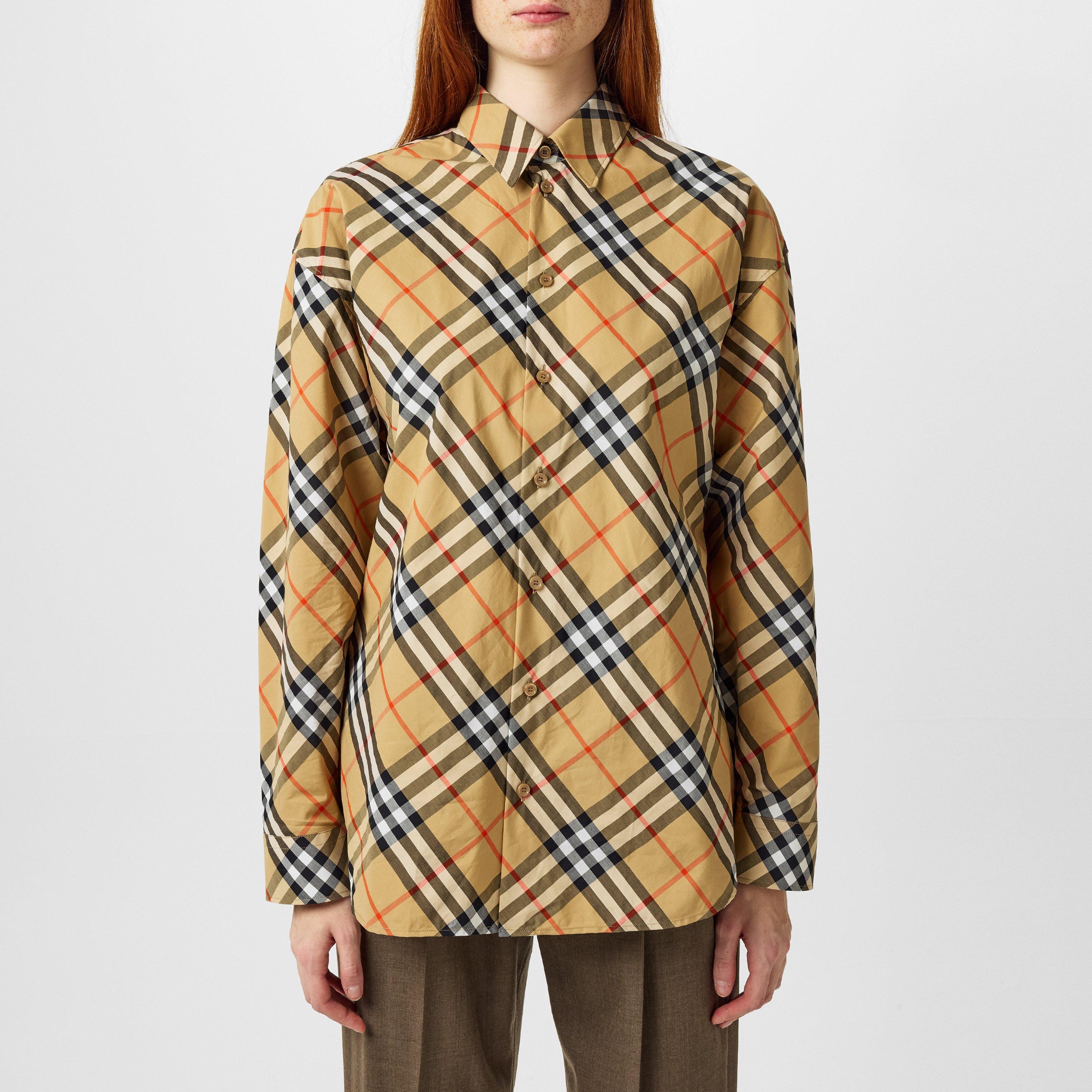 Vintage Check Long-Sleeved Shirt