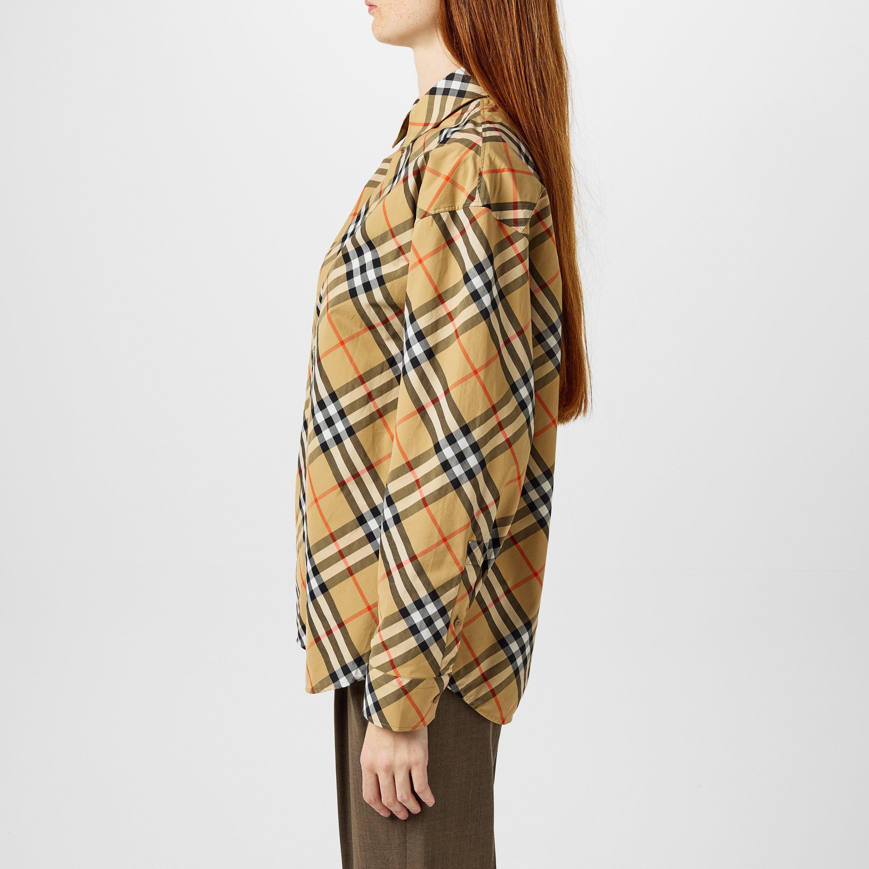 Vintage Check Long-Sleeved Shirt