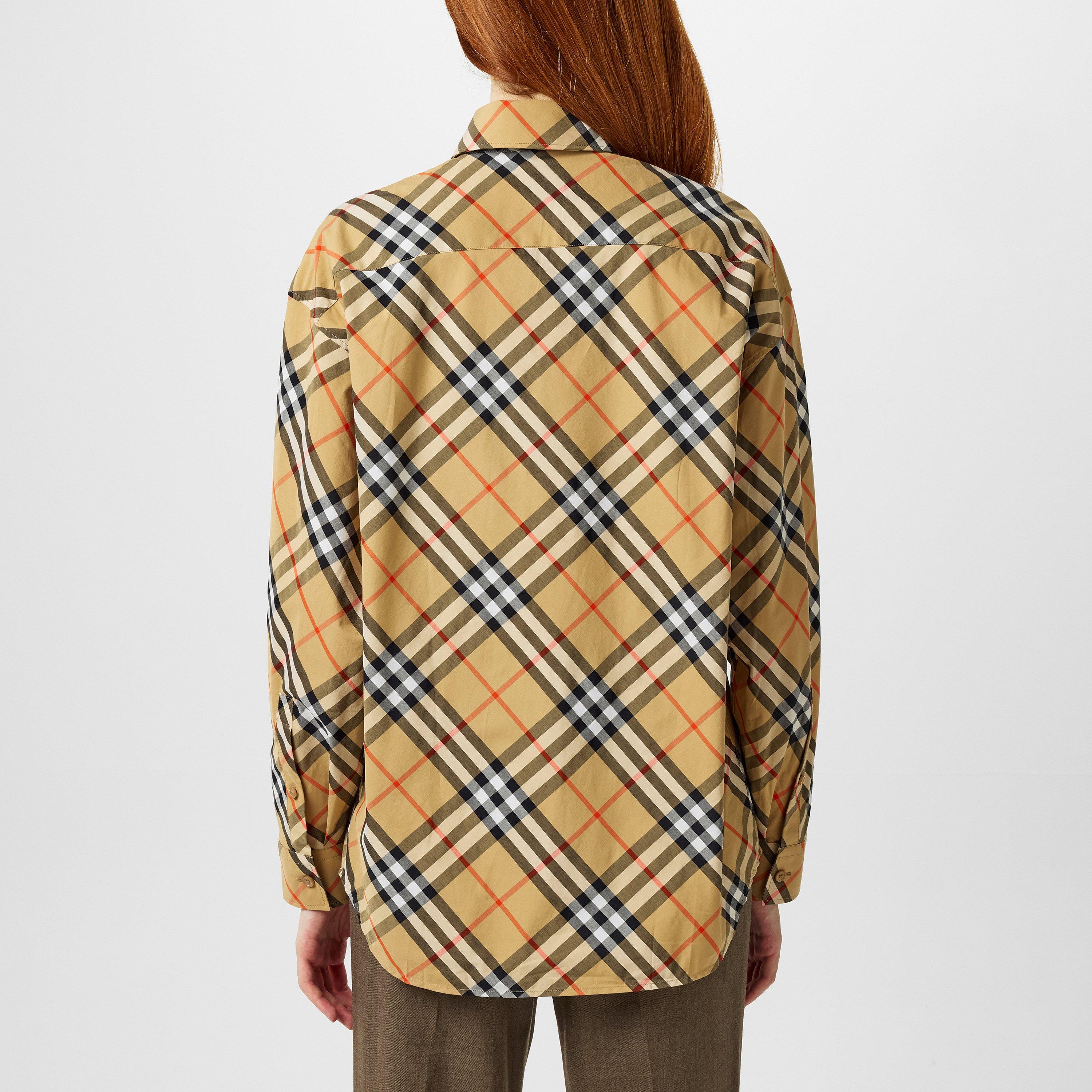 Vintage Check Long-Sleeved Shirt