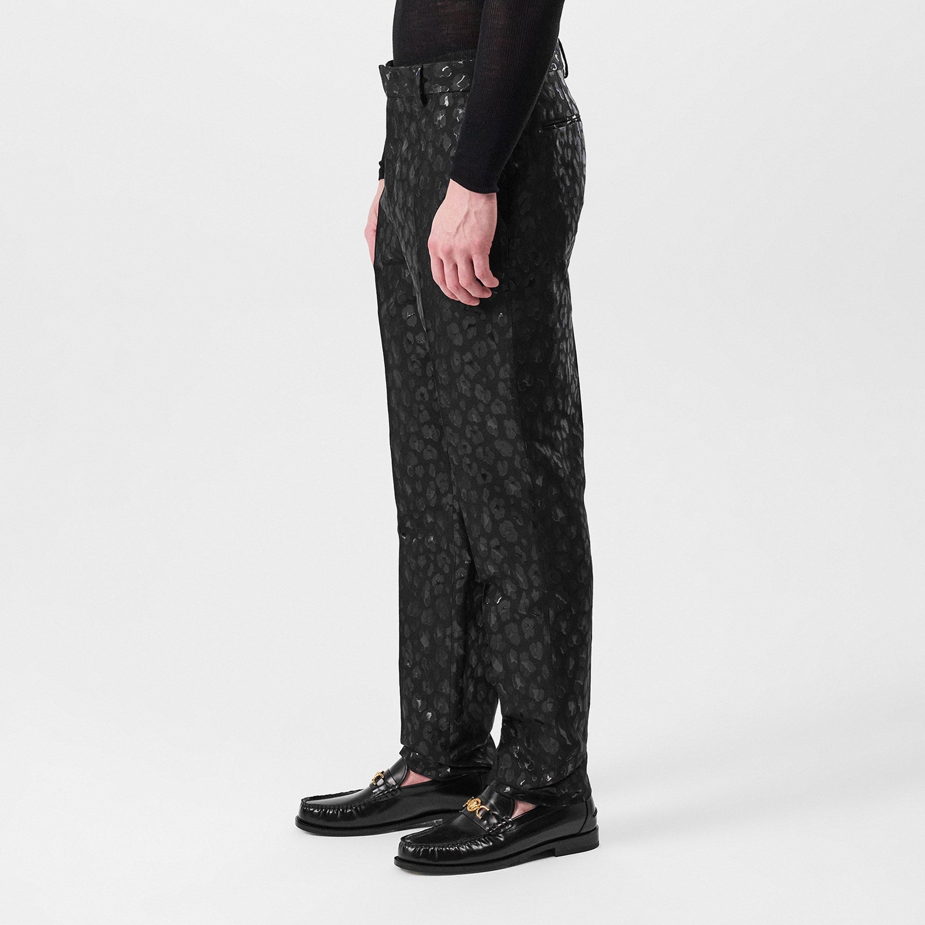 Leopard-Print Trousers