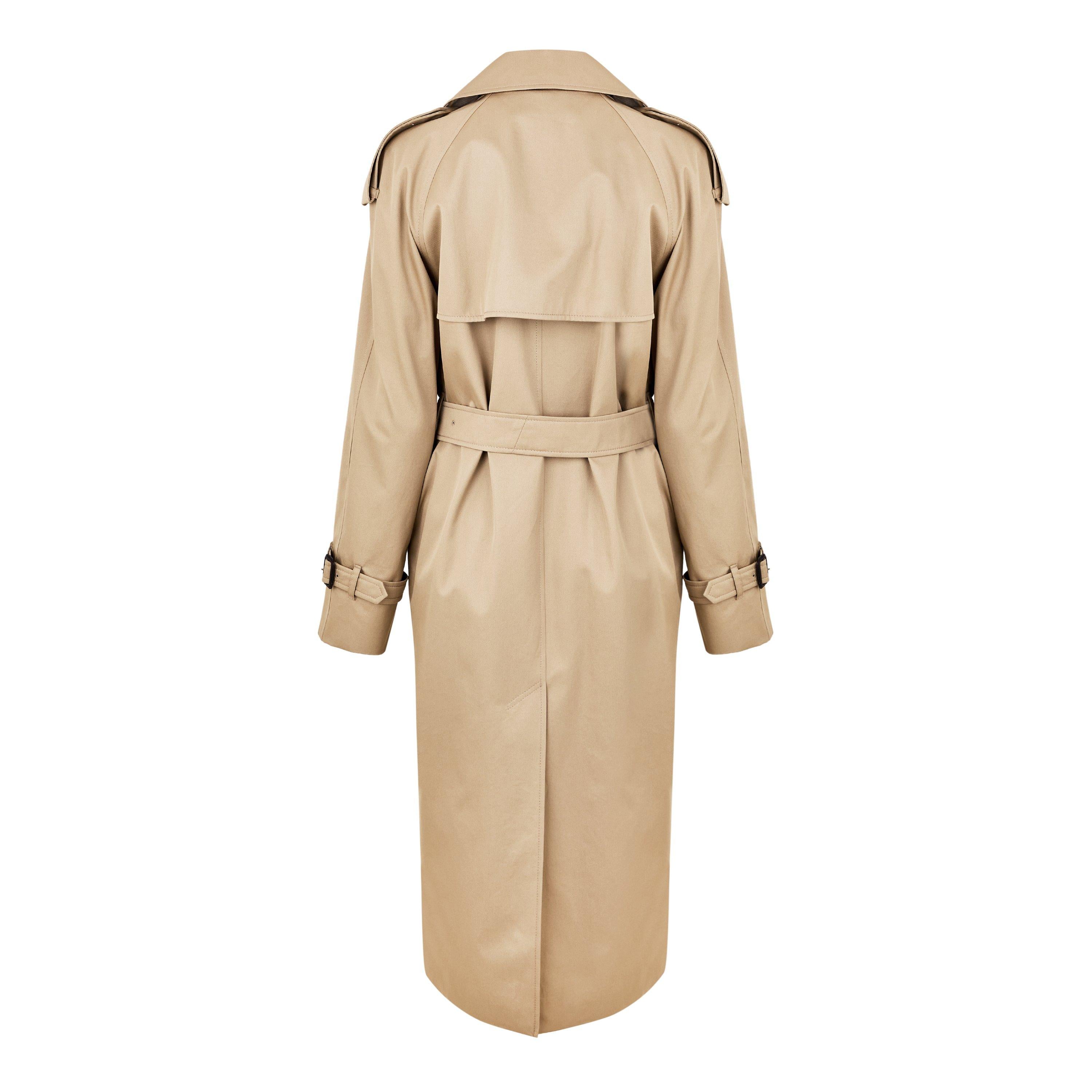 Castleford Water Resistant Cotton Mid-Length Trench Coat