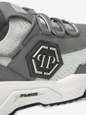 Philipp Plein predator logo-plaque trainers