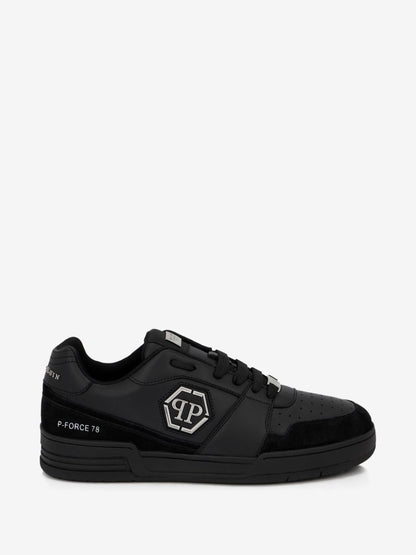 Philipp Plein P-Force leather sneakers