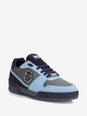 Philipp Plein P-Force 78 logo-plaque leather sneakers