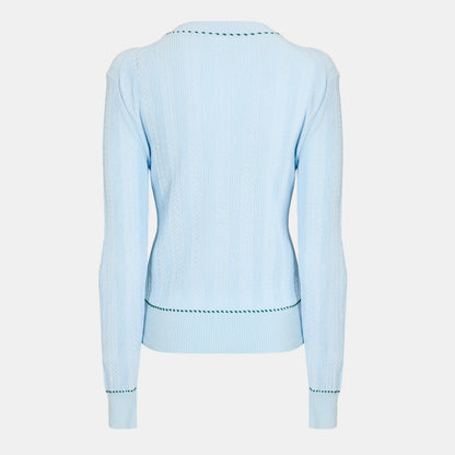 Alex Log Knitted Crew Neck Jumper