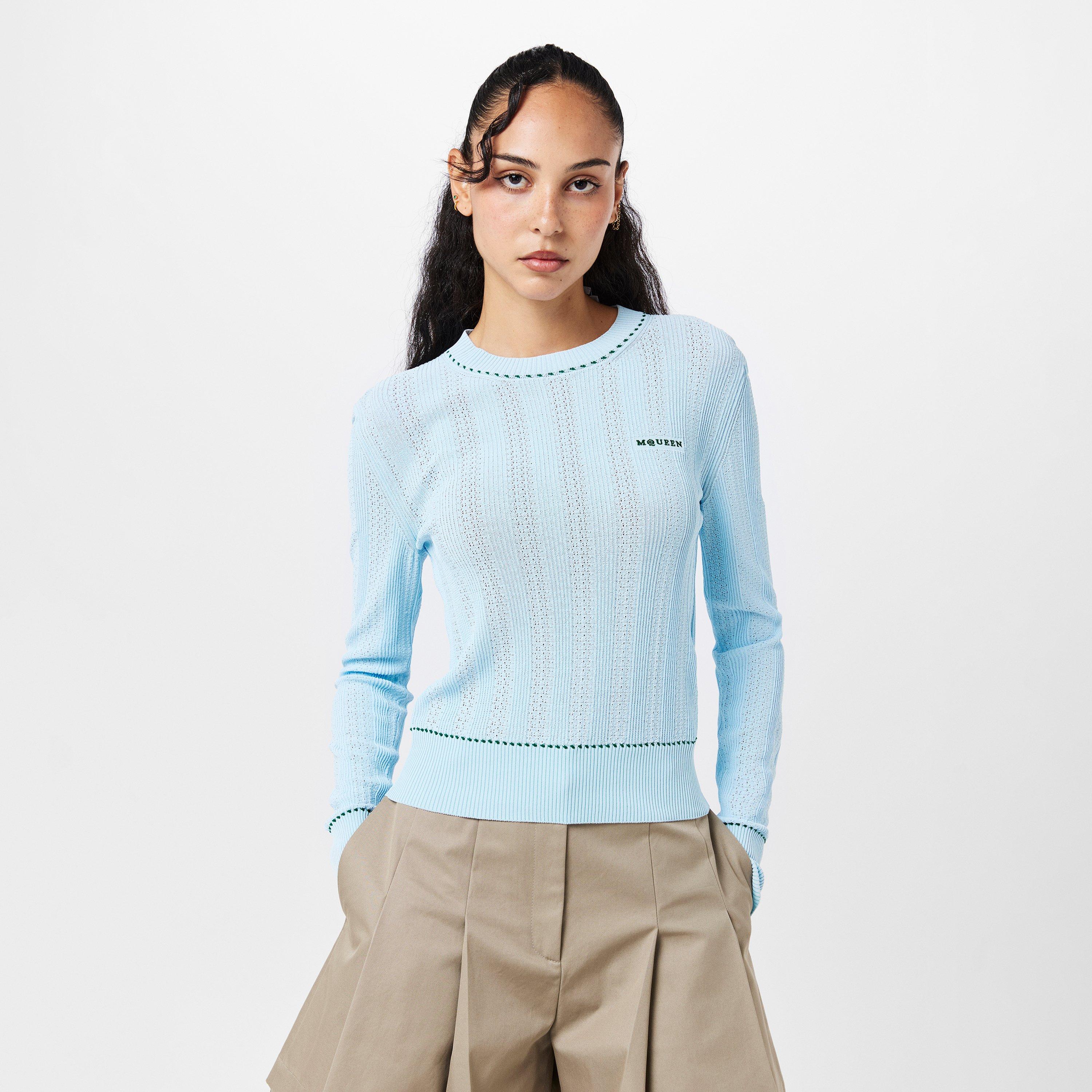 Alex Log Knitted Crew Neck Jumper